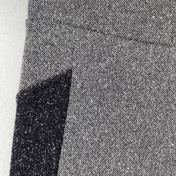 EILEEN FISHER Pants S Organic Cotton Stretch Pull On Speckle Tweed Legging Gray - Picture 7 of 16